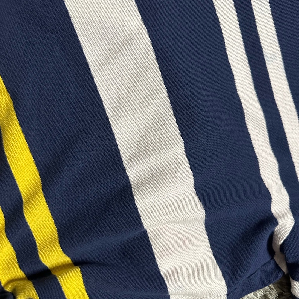 Polo by Ralph Lauren Blue and White Striped Polo Shirt - Picture 3 of 5